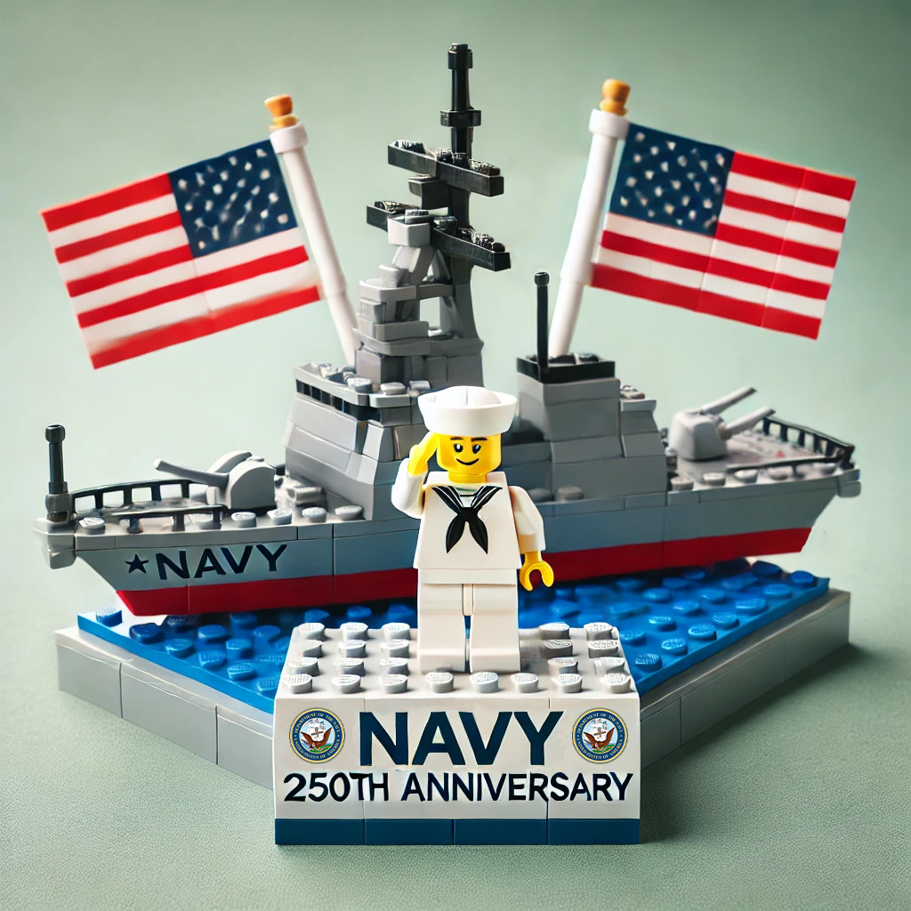 U.S. Military 250th Anniversary Building Blocks