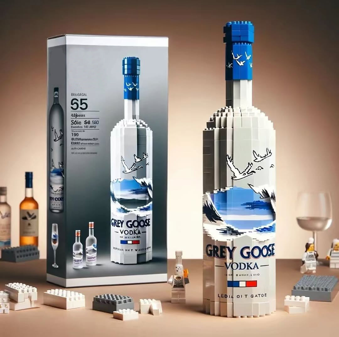 Whisky Building Blocks Bottle
