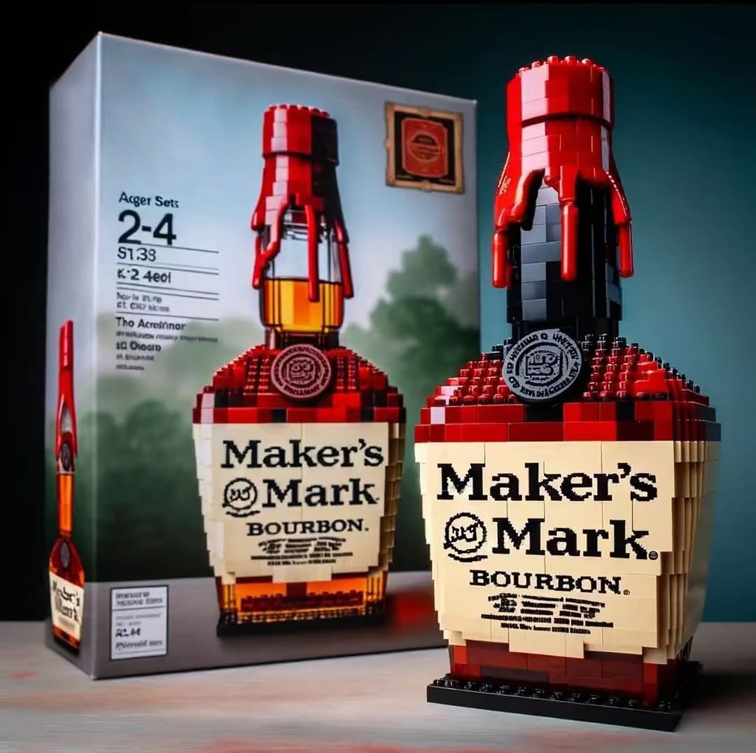 Whisky Building Blocks Bottle